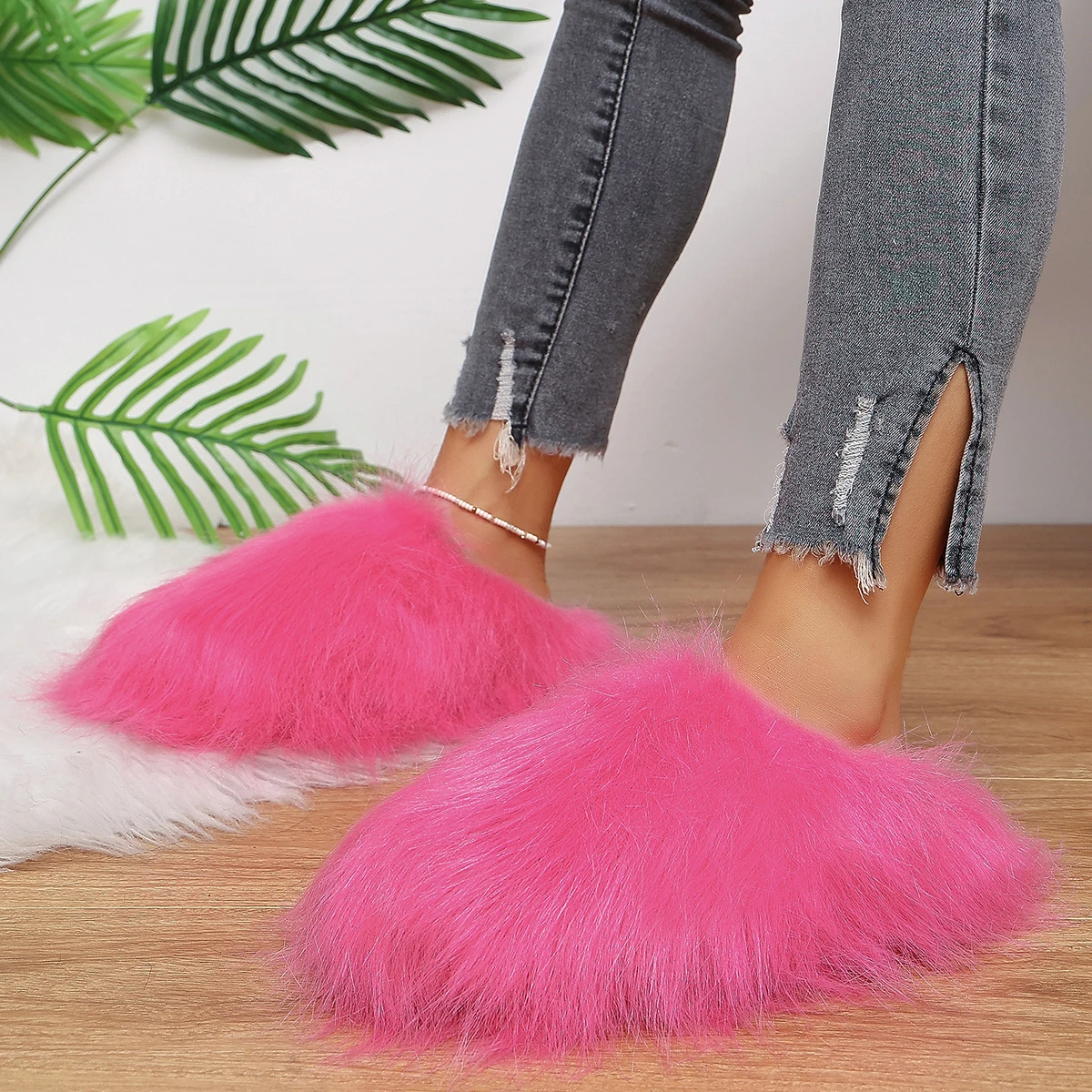 Chaussons d'hiver en fourrure - Women'S Fashion Winter 2026 avis et prix