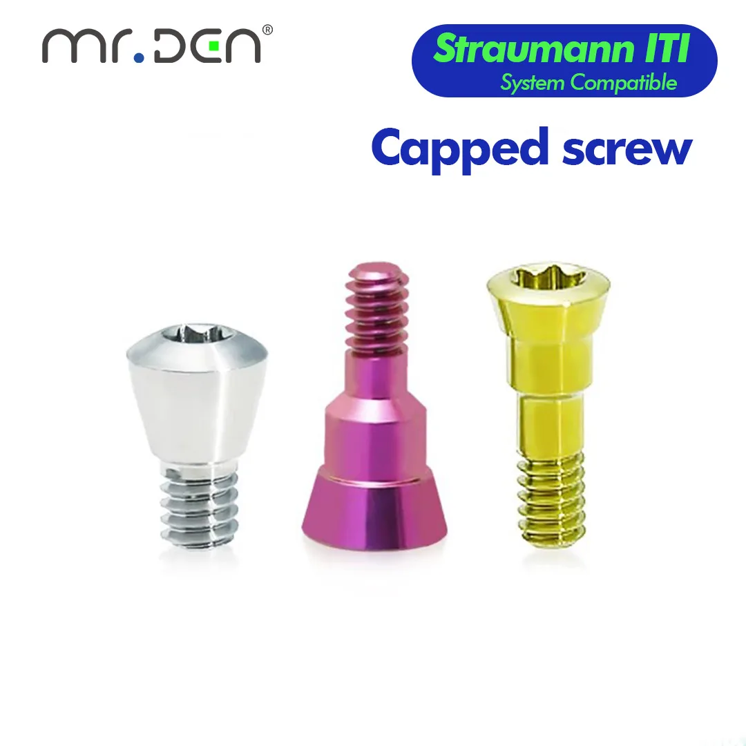 Dental Implant Closure Cap Cover Screw Healing Abutment Compatible With ITI Straumann RC NC Implant Prosthetic Healing Cap