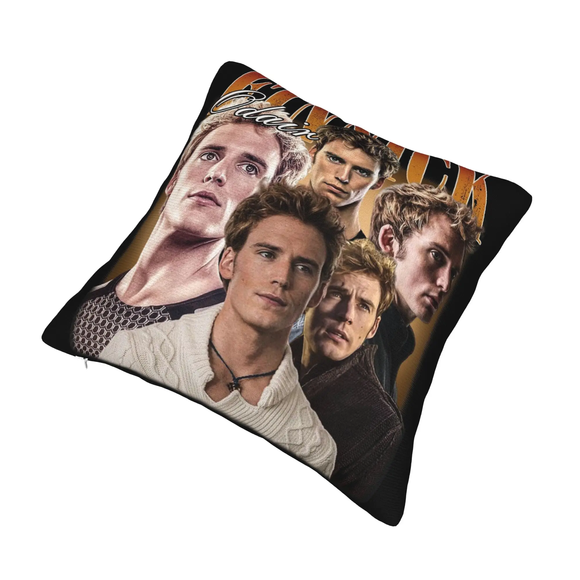 The Hunger Games Finnick Odair Pillowcase Printed Polyester Cushion Cover Decorative  Pillow Case Cover Home Square 40*40cm