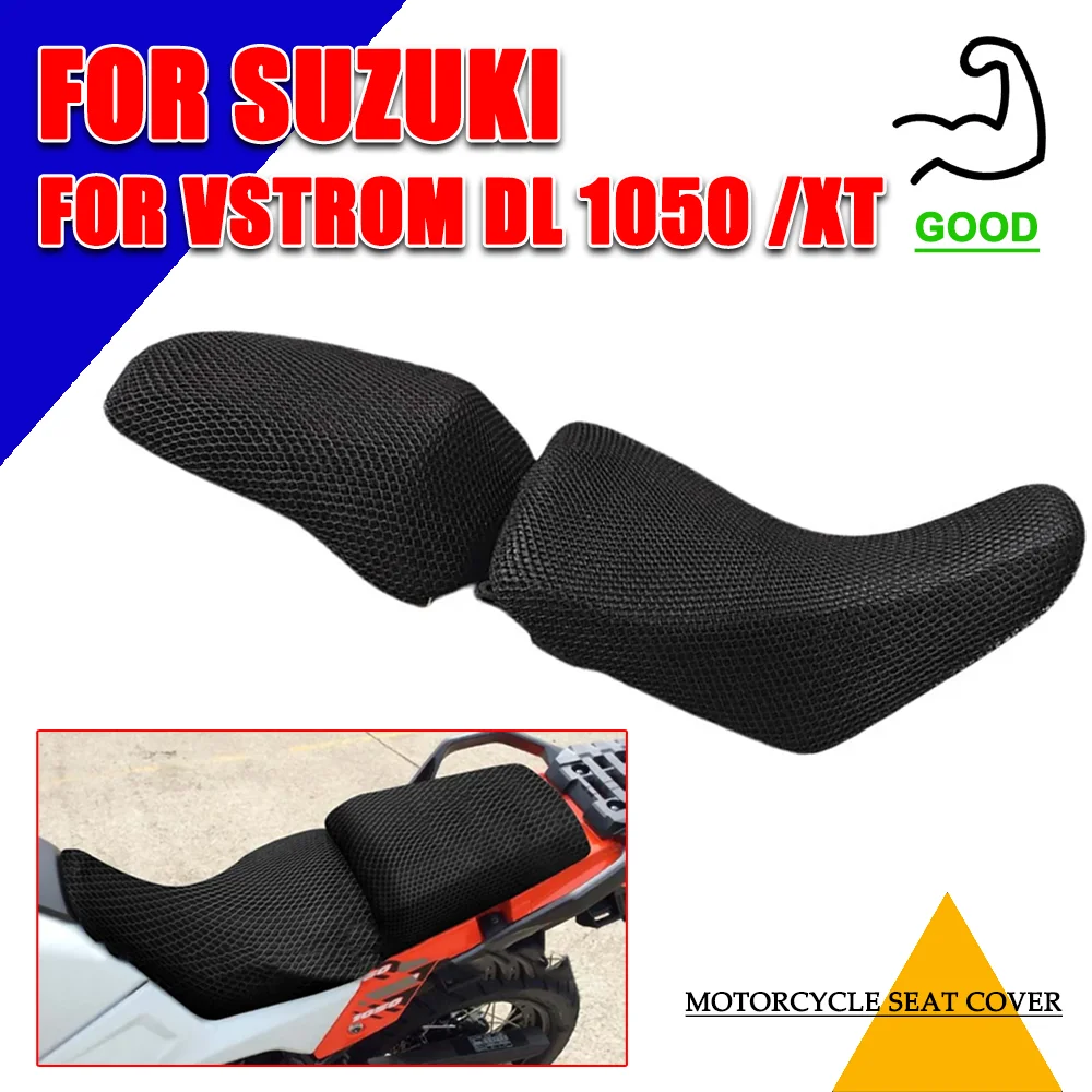 

Для Suzuki V-Strom V Strom 1050 XT DL1050 1050XT 2019-2023 чехол для подушки сиденья мотоцикла, теплоизоляционный дышащий чехол на сиденье