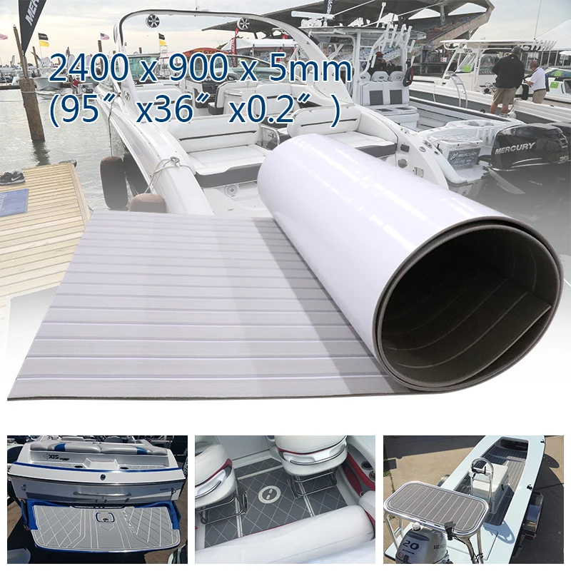 

Eva foam anti-skid mat boat deck floor jet ski traction mat self-adhesive carpet sunscreen floor decoration boat board accessori