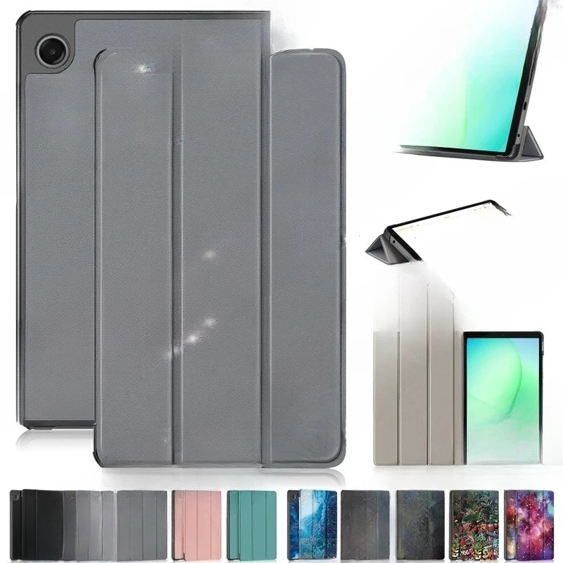 

Чехол для Samsung A11, 8,7-дюймовый тройной магнитный кожаный чехол-подставка, жесткий чехол для Galaxy Tab A11 8,7 sm-x130 x133 x135, чехол