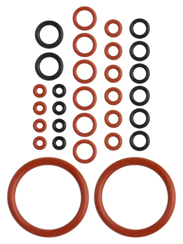 30pcs/set O-ring Seal Kit For SAECO Coffee Machine Steam Valve Water Outlet Valve Mechanical Seal Kitchen Appliance Accessories