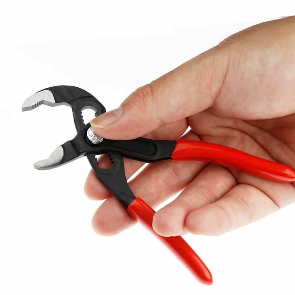Pintudy 7/10/12inch Mini Adjustable Stenciled Crescent Wrench Small Pipe Pliers Shifting Spanner Pump Clamp Multi Functional