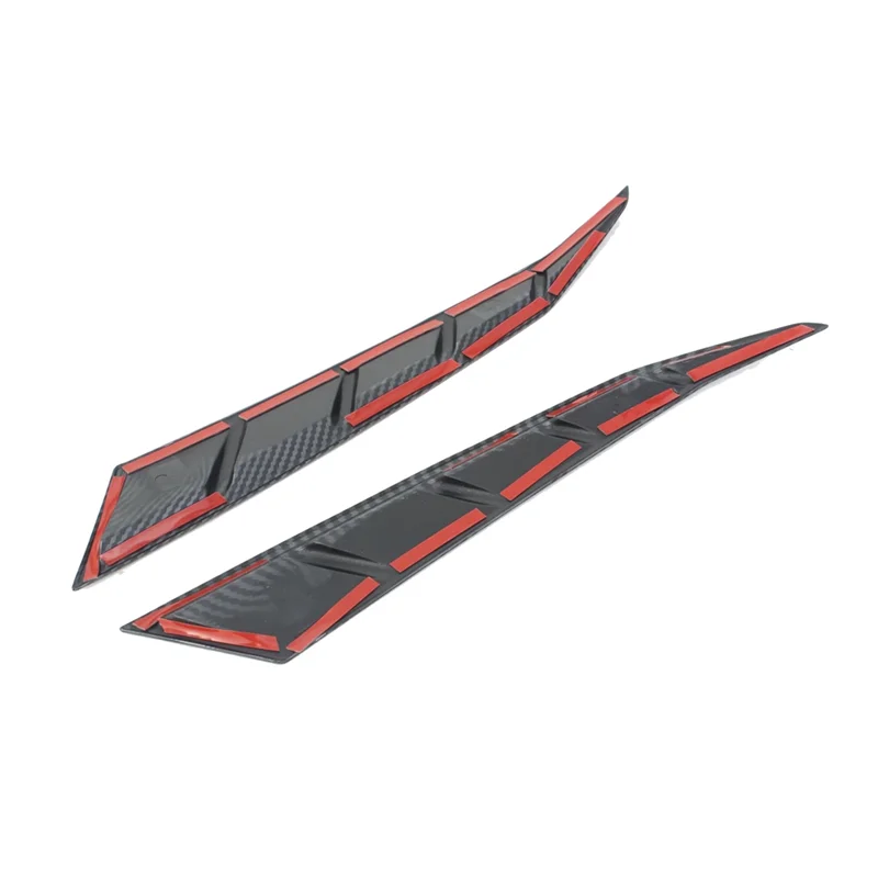 

Reliable-For Hyundai Sonata DN8 2024 Carbon Fiber Rear Bumper Spoiler Lower Side Air Vent Frame Cover Trim Accessories