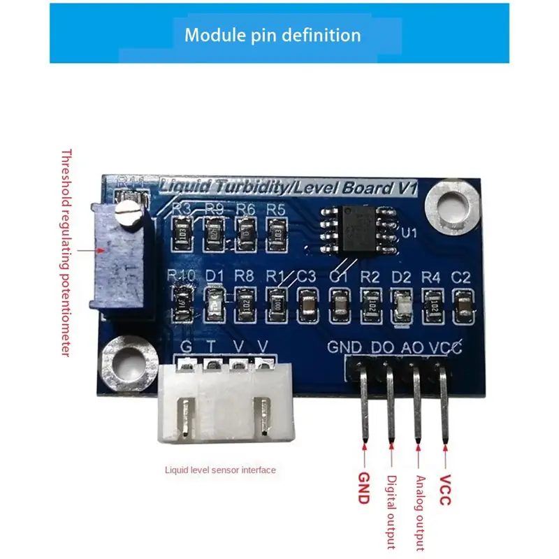 DT75BG Liquid Level Sensor Liquid Level Detection Sensor Water Level Monitoring Sensor Sensor Module