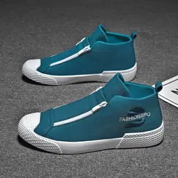 New Spring Autumn Men's Casual Canvas Shoes Trend All-match Mens Sneakers Shoes Casual Slip-on Cloth Breathable Sneakers