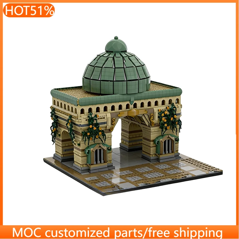 

5071 деталь: Модульный конструктор MOC «Атака на Королевский дворец» (Катедральный комплекс SW), креативная модель для самостоятельной сборки, праздничный подарок