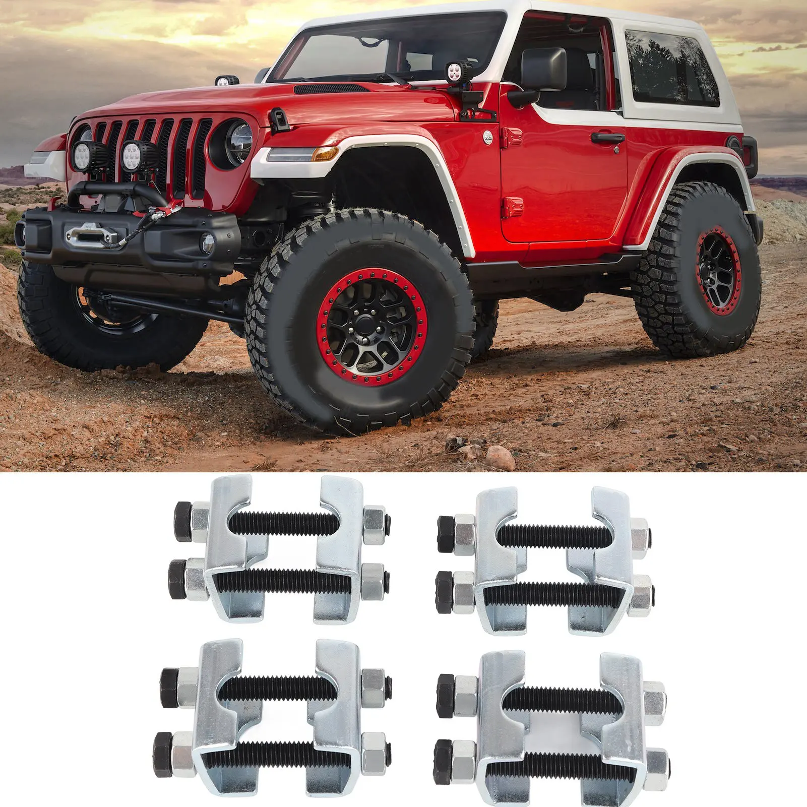 

Мини-компрессор винтовой пружины Мини-компрессор винтовой пружины 2-ходовой регулируемый пружинный прокладка Инструмент для регулировки амортизаторов из углеродистой стали