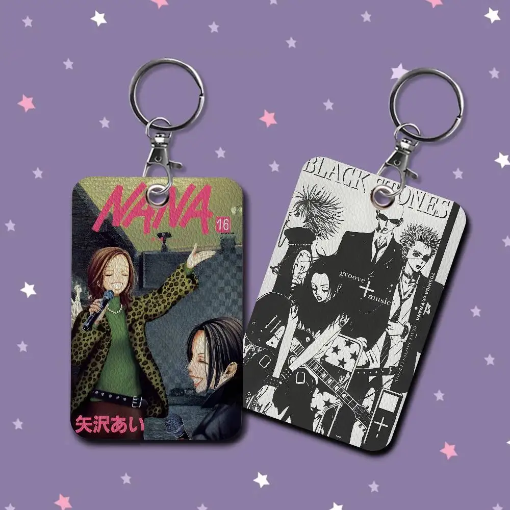 حامل بطاقات سلسلة مفاتيح مستطيلة من نانا، حامل بطاقة ائتمان شارة، حامل بطاقة هوية الطالب، غطاء بطاقات الحافلة #1