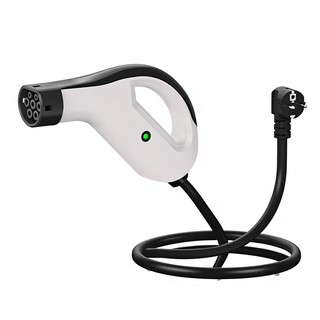 New-energy Electric Vehicle AC 220V In-car Charger 35 kW European Standard Integrated Charging Gun 16A Output Current Compatible