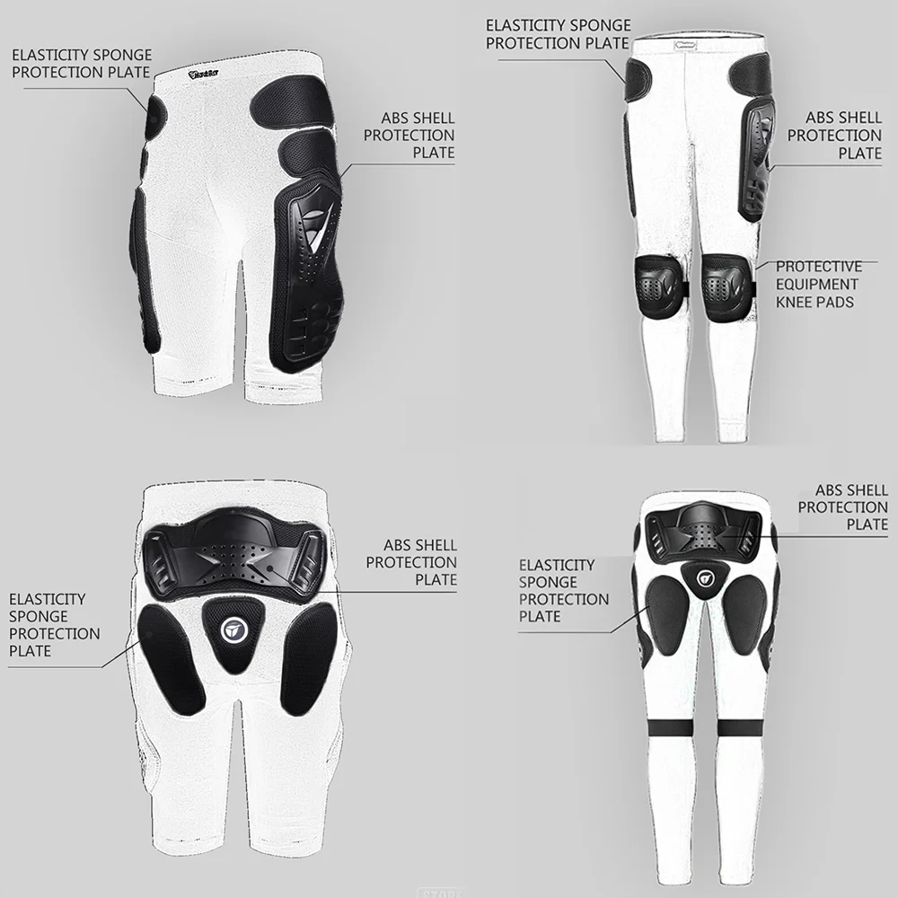 HEROBIKER Motorcycle Body Armor Motorcycle Jacket Suit Men Moto Protective Body Protector Motocross Racing Armor 4 Piece