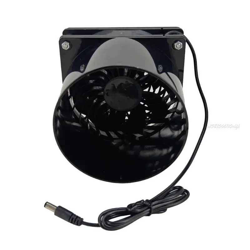 27RB مروحة شمسية مجموعة مروحة العادم الشمسي 5W Solar Drivens مروحة التهوية لدجاج الدجاج البيوتور وبيوت الحيوانات الأليفة