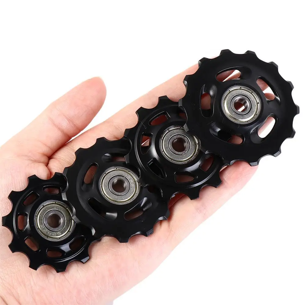 Rueda guía de desviador trasero para bicicleta, rodillo de desviador, kit de reparación de desviador, rueda guía de bicicleta