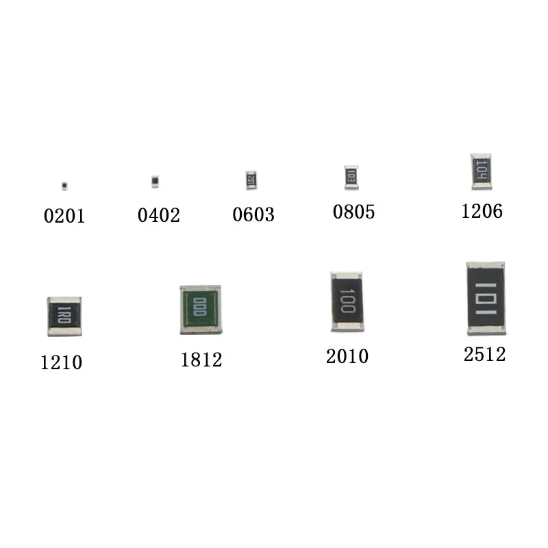 50Pcs 2010 1% SMD Resistor 0OHM 1R-10M 3.3 10 22 33 36 62 100R Ohm 1K 100K 30K 33K 1M Chip Fixed Resistance 3/4W