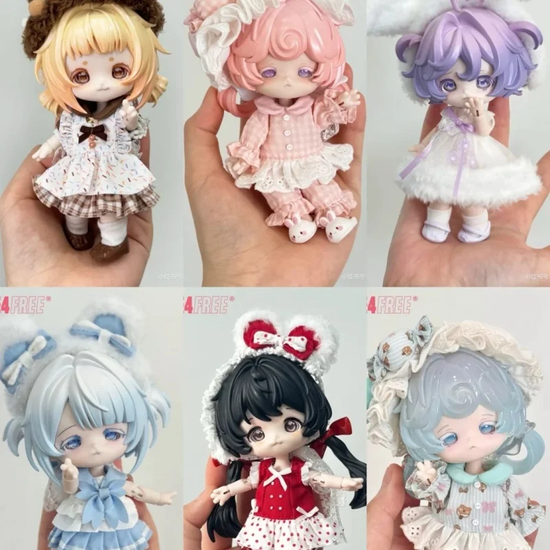 

Оригинальный Come4free Bonnie Milk Cake Dream Puff Series 1/12 Bjd Blind Box Сюрприз Фигурка Модная коллекция Рождественские подарки