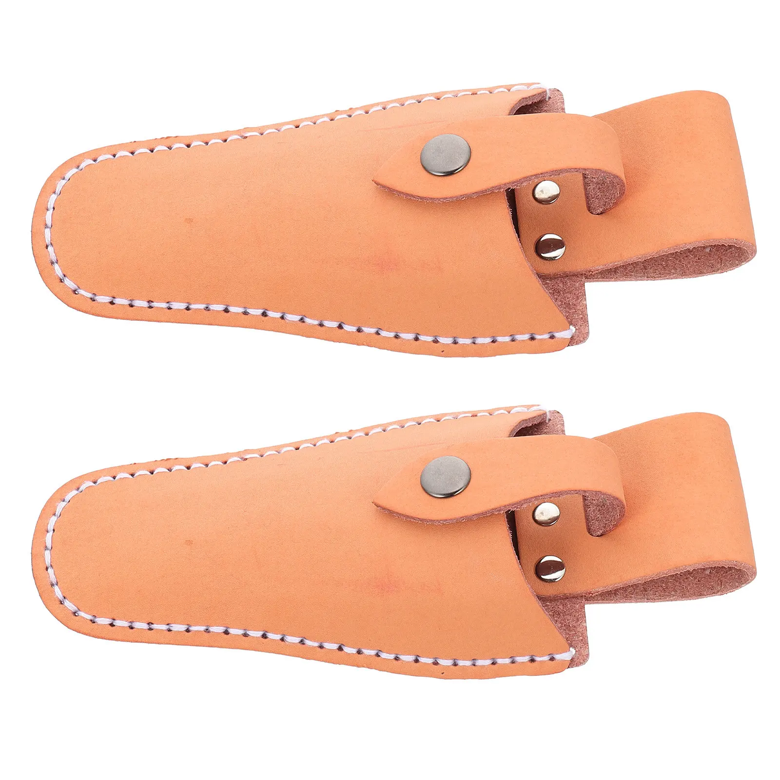 

2Pcs Premium Synthetic Pincer Pliers Holder with Metal Button Fastener for Belt Carry Pruning Shear Scissor Storage Bag