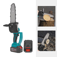 8 Inch Wireless Chainsaw 21V Mini Handheld Brushless Electric Chainsaw Wood Cutting Pruning Saw Tree Tool 25000rpm