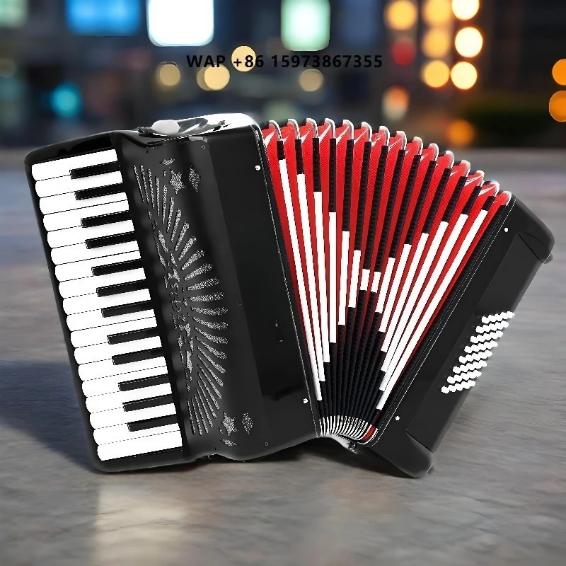 SLADE Factory Direct Sales Best Selling Black AH-270 30 Keys 40 Bass Accordion Professional Diatonic Accordion With Bag