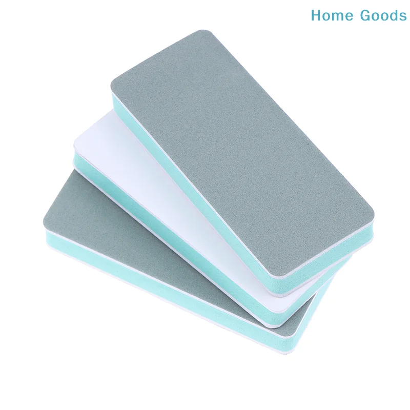 

5Pcs Double Sided Sanding Sponge 600# & 3000 #Grit Multifunctional Reusable Hand Sander Blocks For Watch Strap Nail Polishing