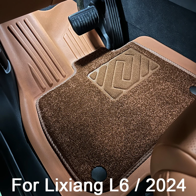 

for Lixiang L6 2024 Car Floor Mats TPE Car Carpet Floor Liners Waterproof Non-slip Foot Pad Car Trunk Mats Accessories