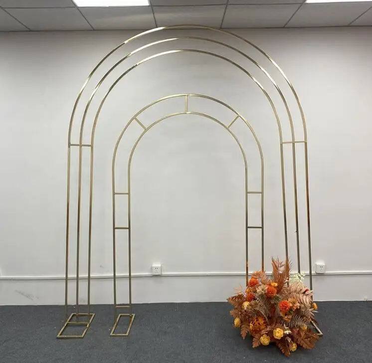 

Wedding props arc double arch outdoor wedding scene celebration layout simulation silk flower shelf