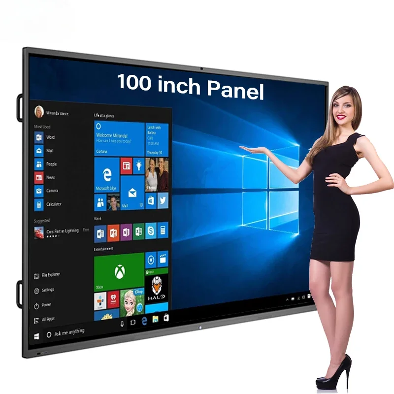 55 65 75 85 86 98 110 Inch Pen Finger Touch Interactive Flat Panel 4k Lcd Digital Interactive Smart Boards