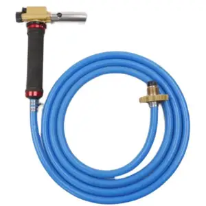 شعلة لحام لهب غاز البروبان ، أداة لحام الألومنيوم النحاسي ، مروحة صهر المعادن الثمينة ، 2.5 متر أعلى 8 مبيعات شعلة لحام النحاس - رقم 6