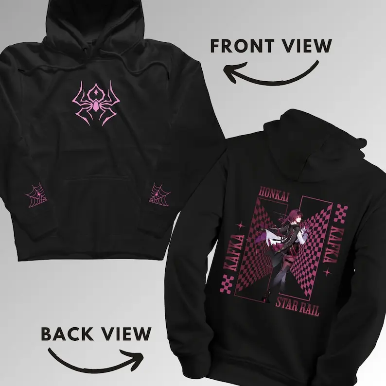 

Kafka Themed Honkai Star Rail Unisex Hoodie, Hooded Sweatshirt