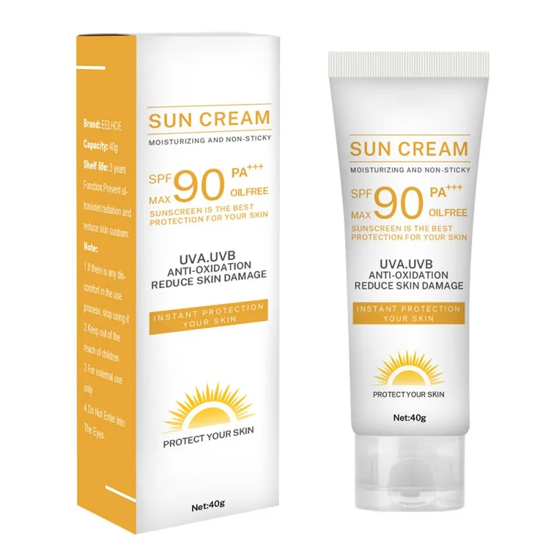 

40g Facial Sunscreen Nourishing Paraben Free for Sensitive Skin for Men Women