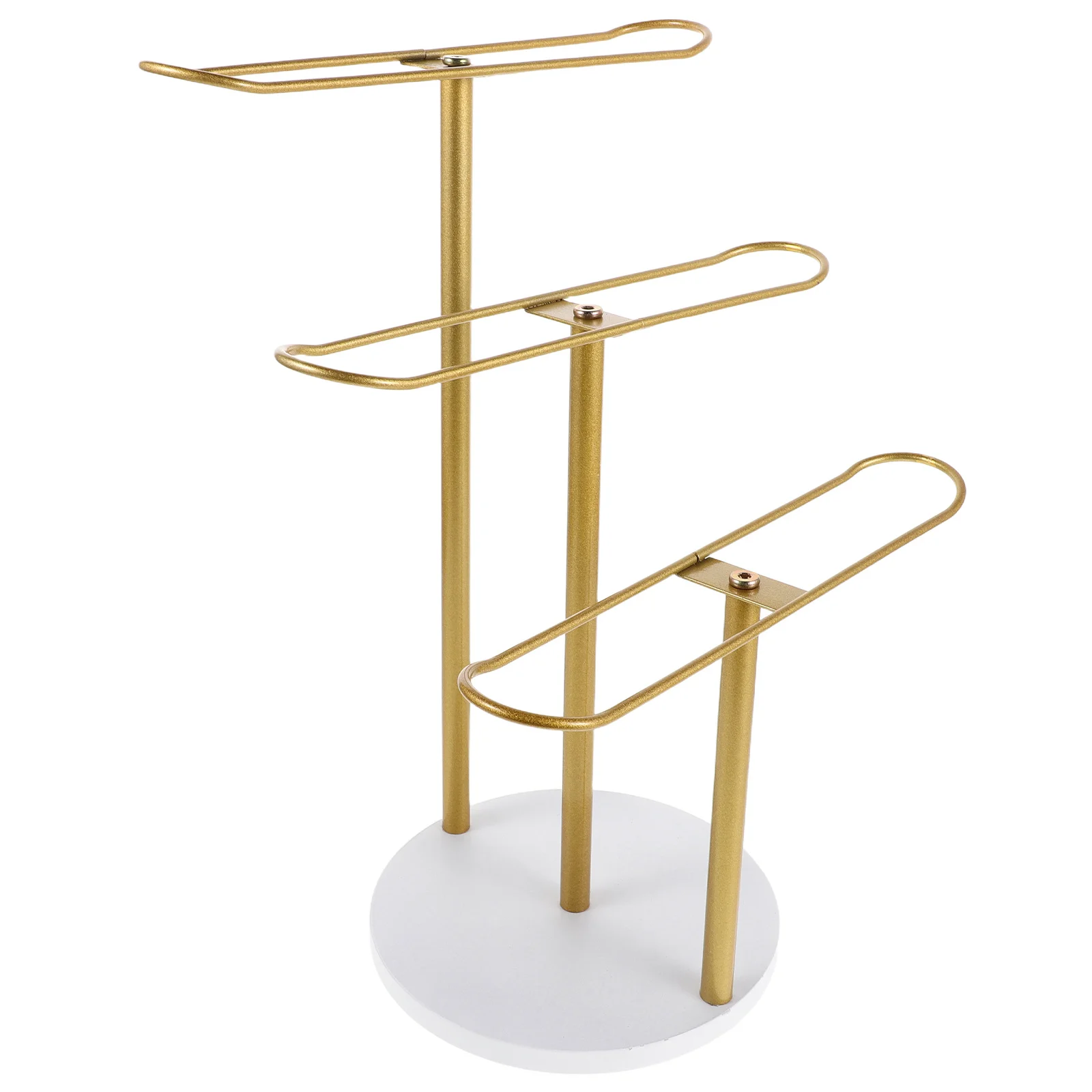 

3-Tier Headband Holder Organizer Metal Hairband Display Stand Storage Rack For Girls Women Kids Jewelry Bracelet Watch