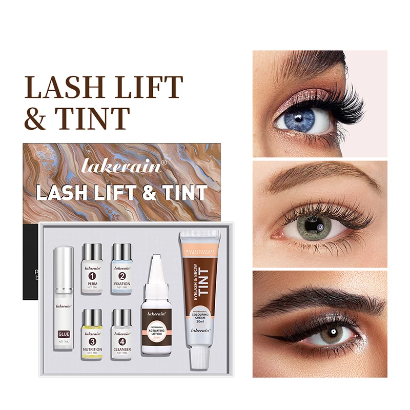 まつげパーマキット プロ仕様 まつげティントキット 2in1 まつげティント 眉ティント 眉染め 目元 まつげ 眉毛 メイク