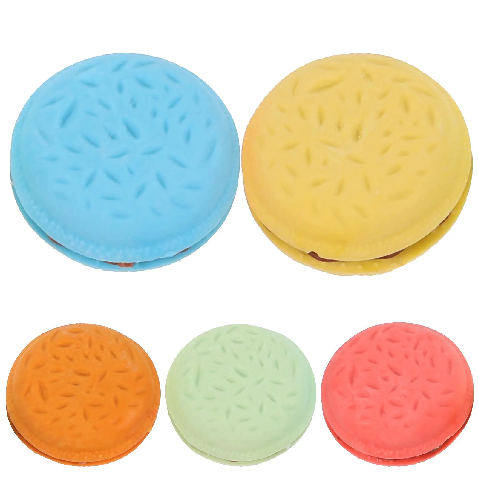 

5Pcs Macaron Erasers Mini Rubber Erasers Cute Eraser Bulk for Classroom Study Fun Student Gifts Cute Eraser
