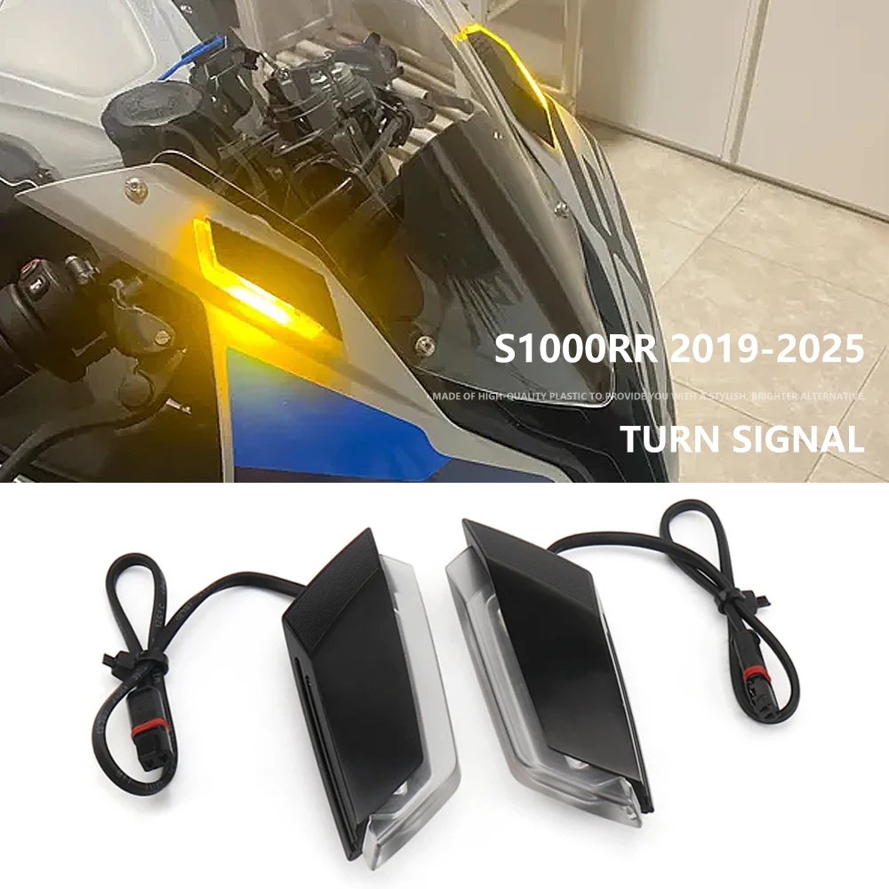 

Moto Accessories Flasher LED Turn Signal Light Mirror For BMW S1000RR S1000 RR 2019-2025 2021 2022 2023 Motorcycle Indicator