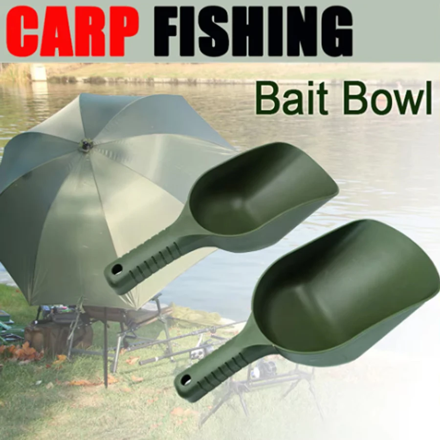 Baiting Throwing Spoon Bait Scoop Carp Fishing Tool For Feeding Particles Bonito Carp Fishing Lure Casting Shovel For Spomb