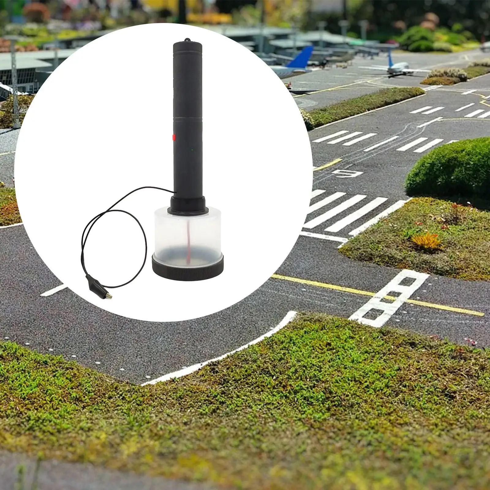 

Static Grass Applicator Terrain Modeling Electrostatic Flocking Machine DIY Model Train Diorama Scenery for Sand Table Wargame