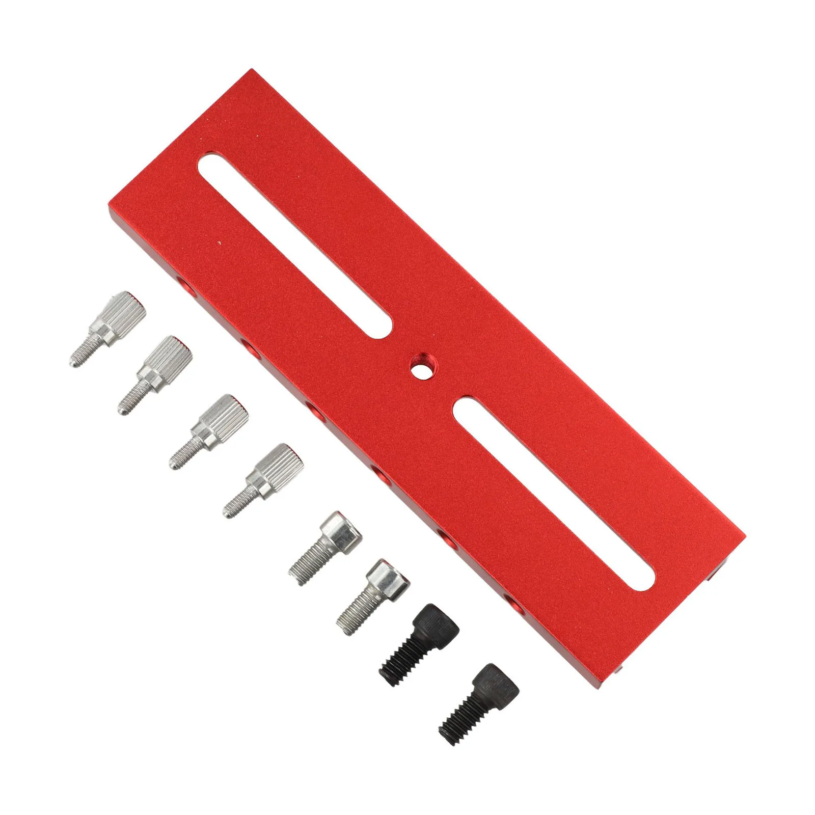 /Red /Aluminum /Alloy Dovetail Plate Base With Adjustable Extension Slot For Astronomical Telescope Finderscope Guider Mounting
