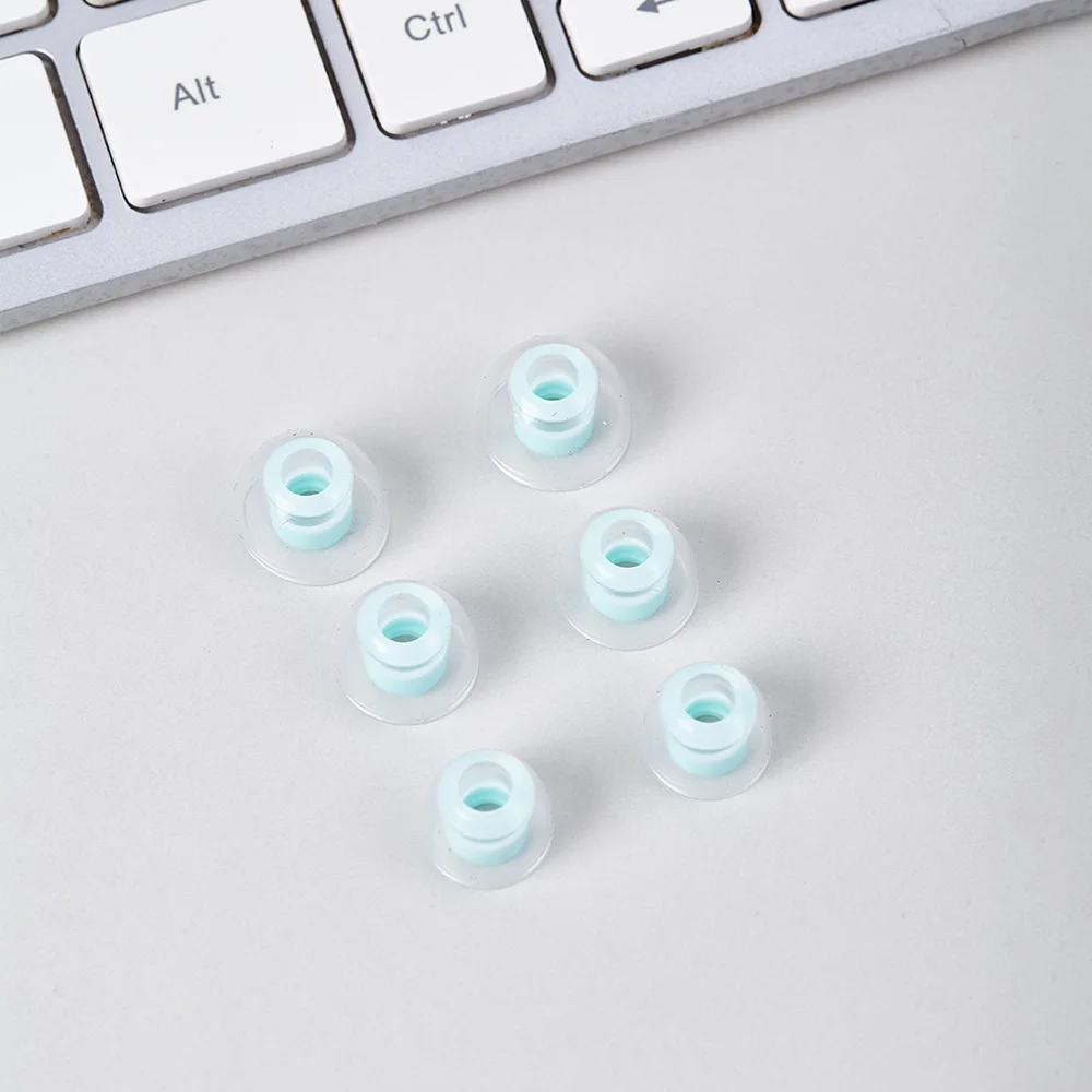 

4.5mm SML 11/12/13.3mm Liquid Silicone In-Ear Eartips Soft IEMs Replacement Earplugs Inner Earbud Tips for 4.5mm-6.5mm Earphones