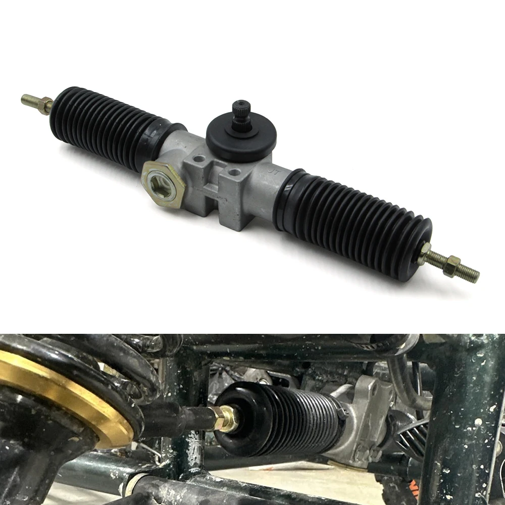 420mm Steering Rack Assembly Mechanical Steering Gear Box For Go Kart ATV Quad Buggy UTV Mini Bike Kart Steering Parts