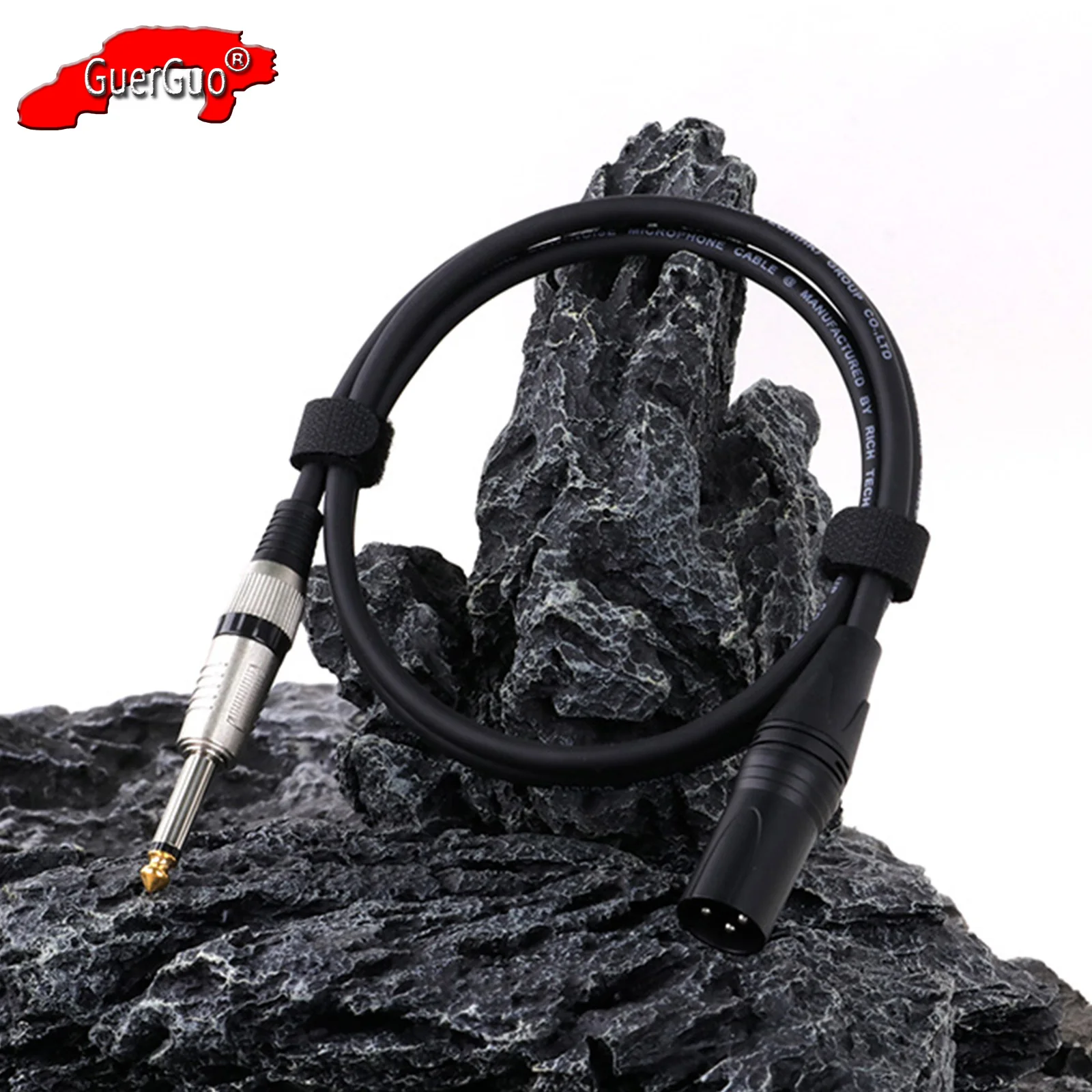 

XLR Male to 1/4 Cable,Balance 6.35mm TRS Plug to 3Pin XLR Male Audio Extension Cord Adapter for Power Speaker,Mixer,Amplifier