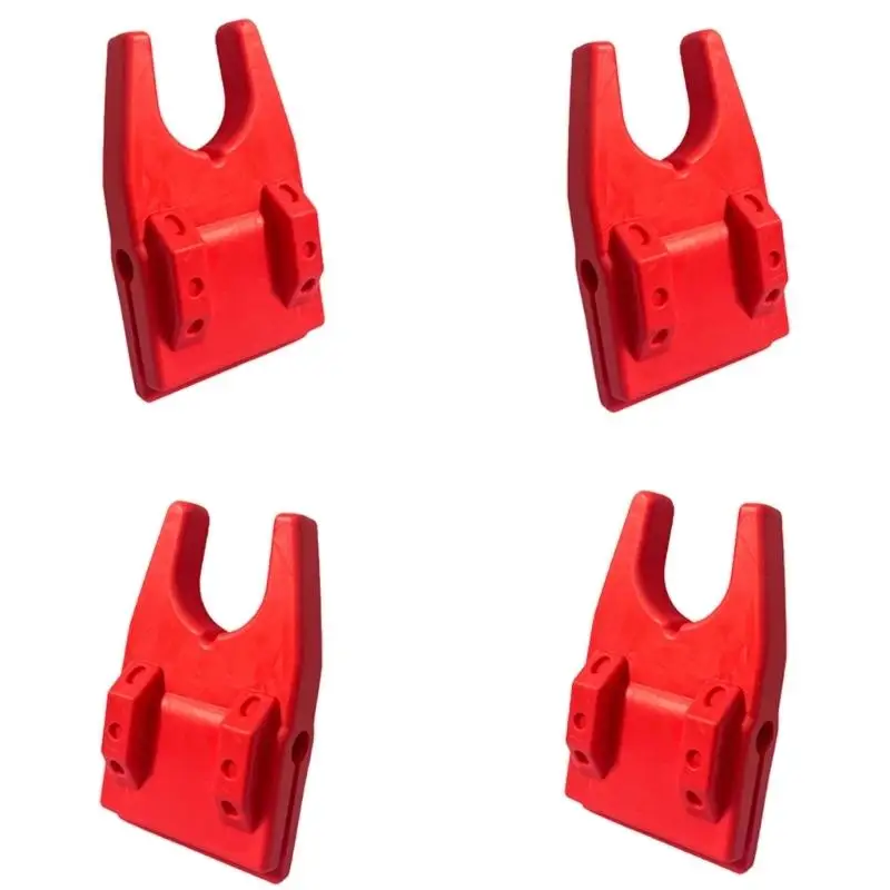 

R6FE Set of 4 Fishing Rod Racks Stand Vessel Mount Holder Scratchproof Surfaces for Various Fishing Styles