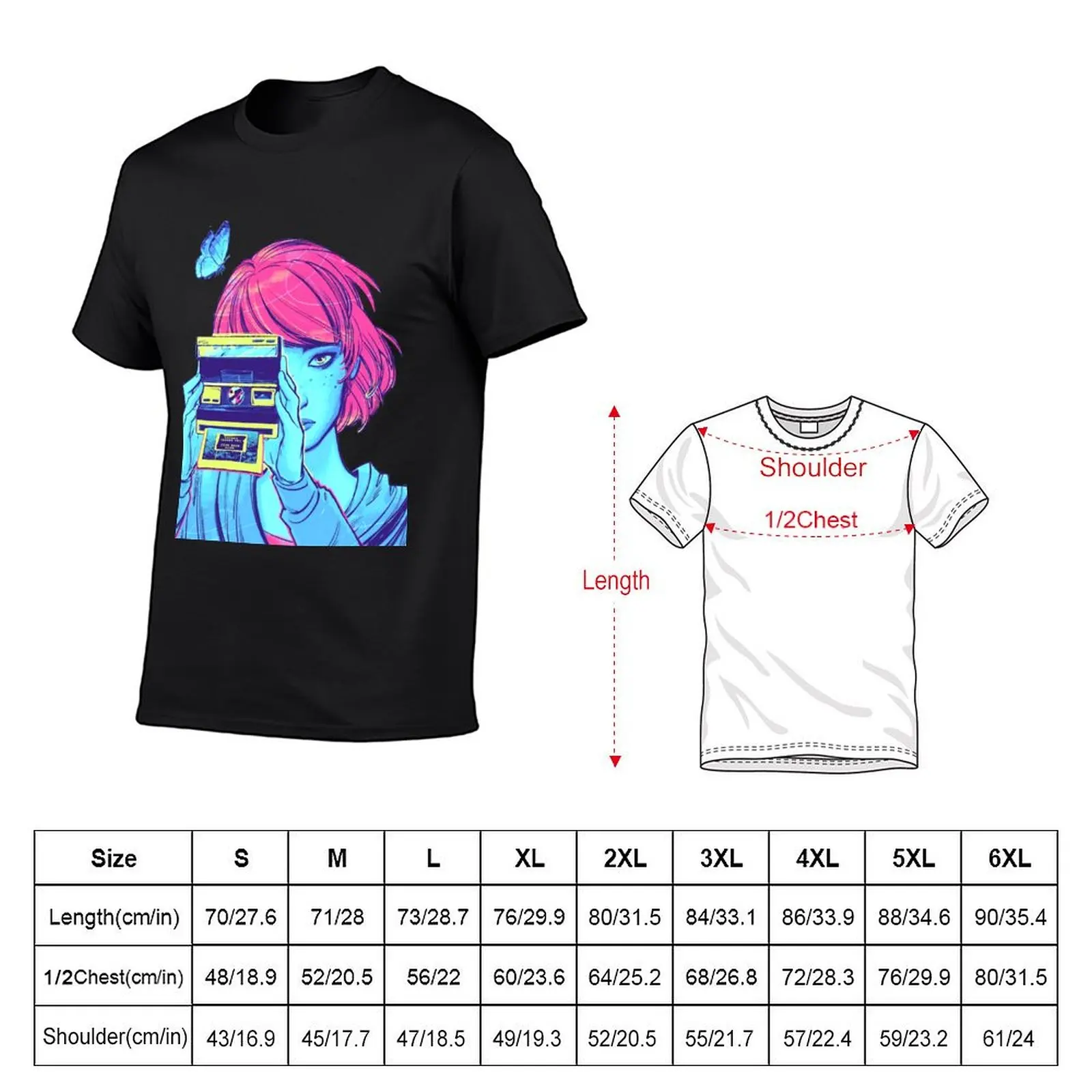 Day Gifts Life Is Strange (Max With Camera) Graphic For Fans T-Shirt anime stuff oversized t shirt mens graphic t-shirts hip hop