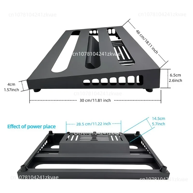 Upgraded Monolithic Electric Guitar Effects Pedal Board Stable Fixing Storage Bracket Performance Replacement Accessories