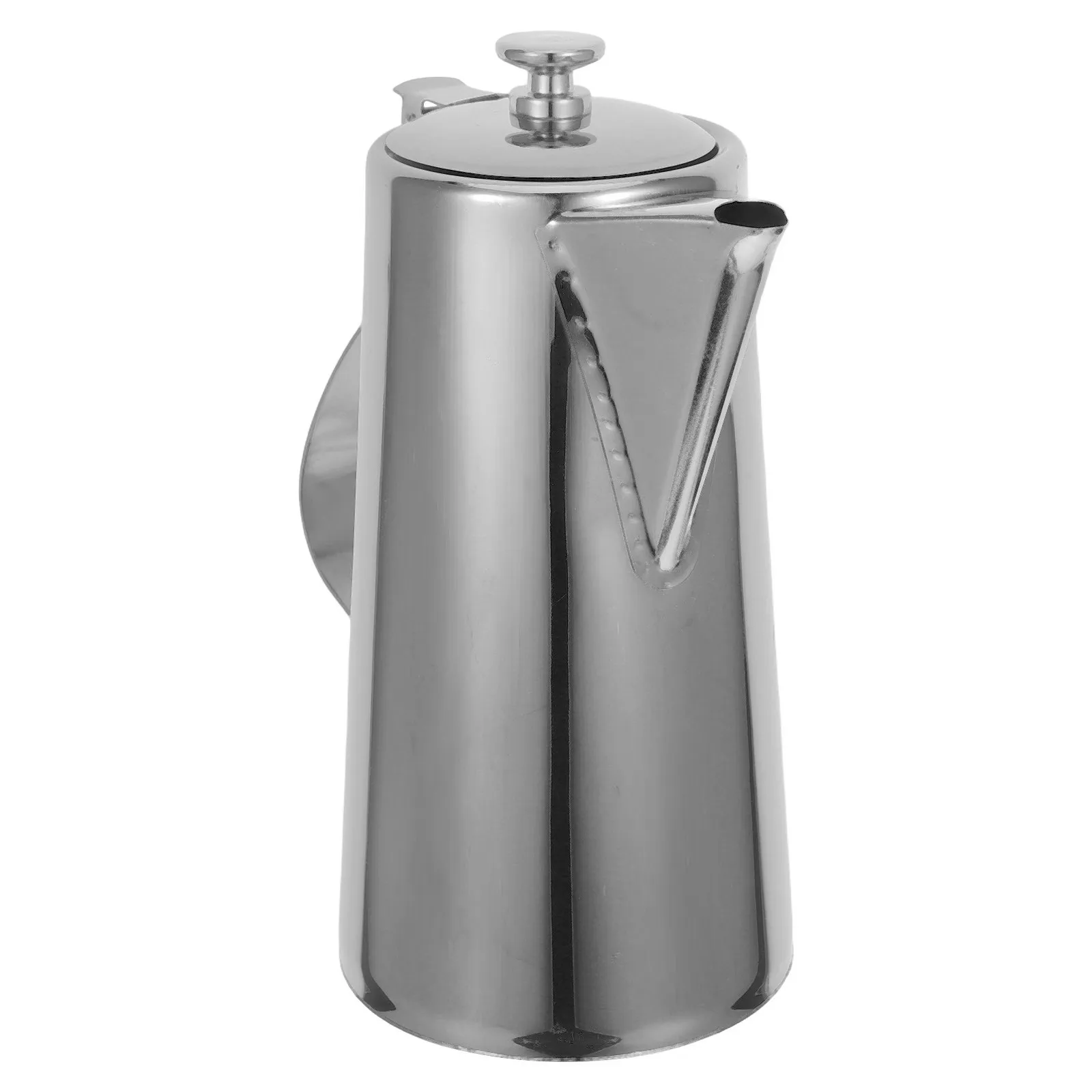 

1.5L Stainless Steel Water Pitcher Handle Smooth Pour Spout Multipurpose Jug for Cold Drinks Kitchen Restaurant