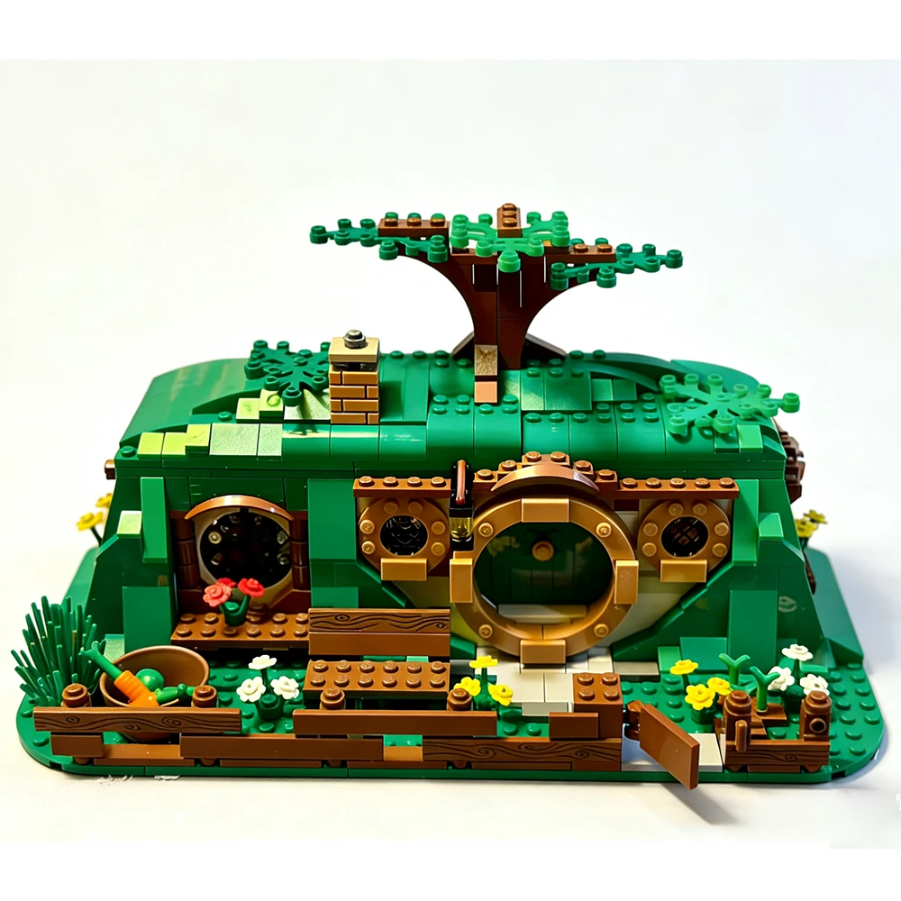 

Набор строительных блоков MOC «Дом Хоббита», модель дома Бэг-Энд из «Властелина колец», конструктор для самостоятельной сборки для детей и взрослых, Creative Co.