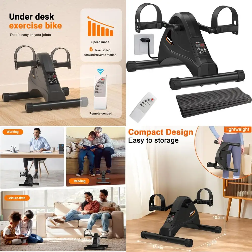 

Компактный настольный педальный тренажер для реабилитации и фитнеса рук и ног