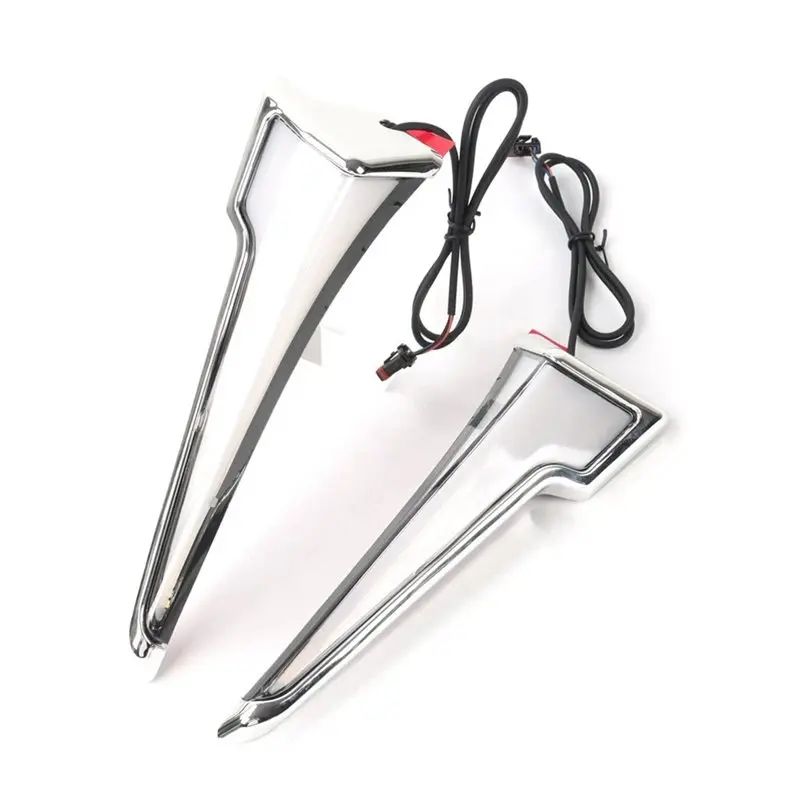 دراجة نارية LED بدوره مصباح إشارة الجبهة هدية لجولة CVO إلكترا شارع الإنزلاق الترا 2023-2025 أبيض وأسود