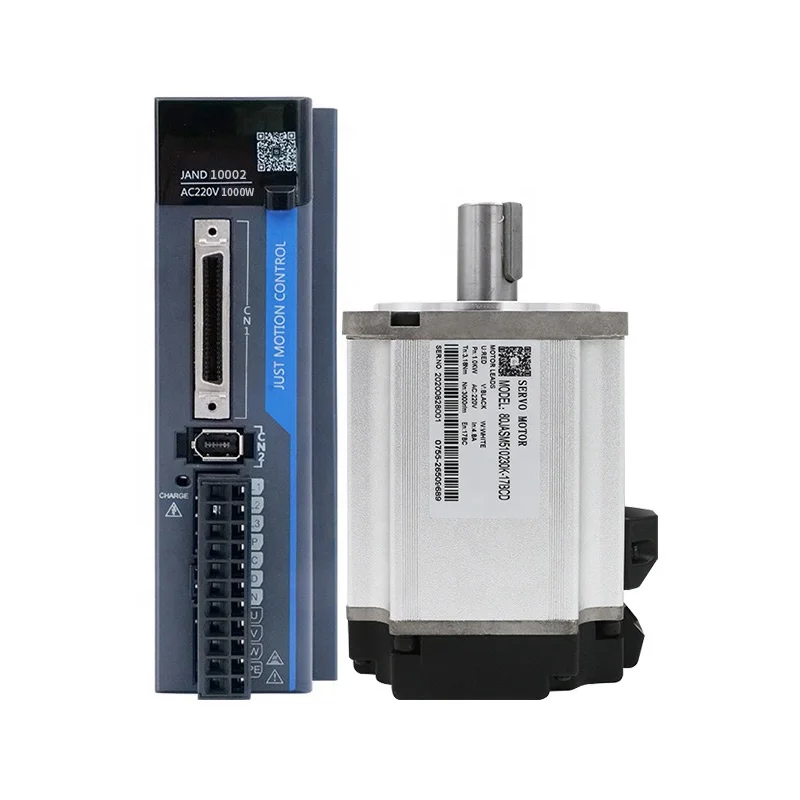 80JASM510230K-17B+JAND10002-20B Wholesale High Quality 220V 1000W AC Servo Motor with Driver Kit