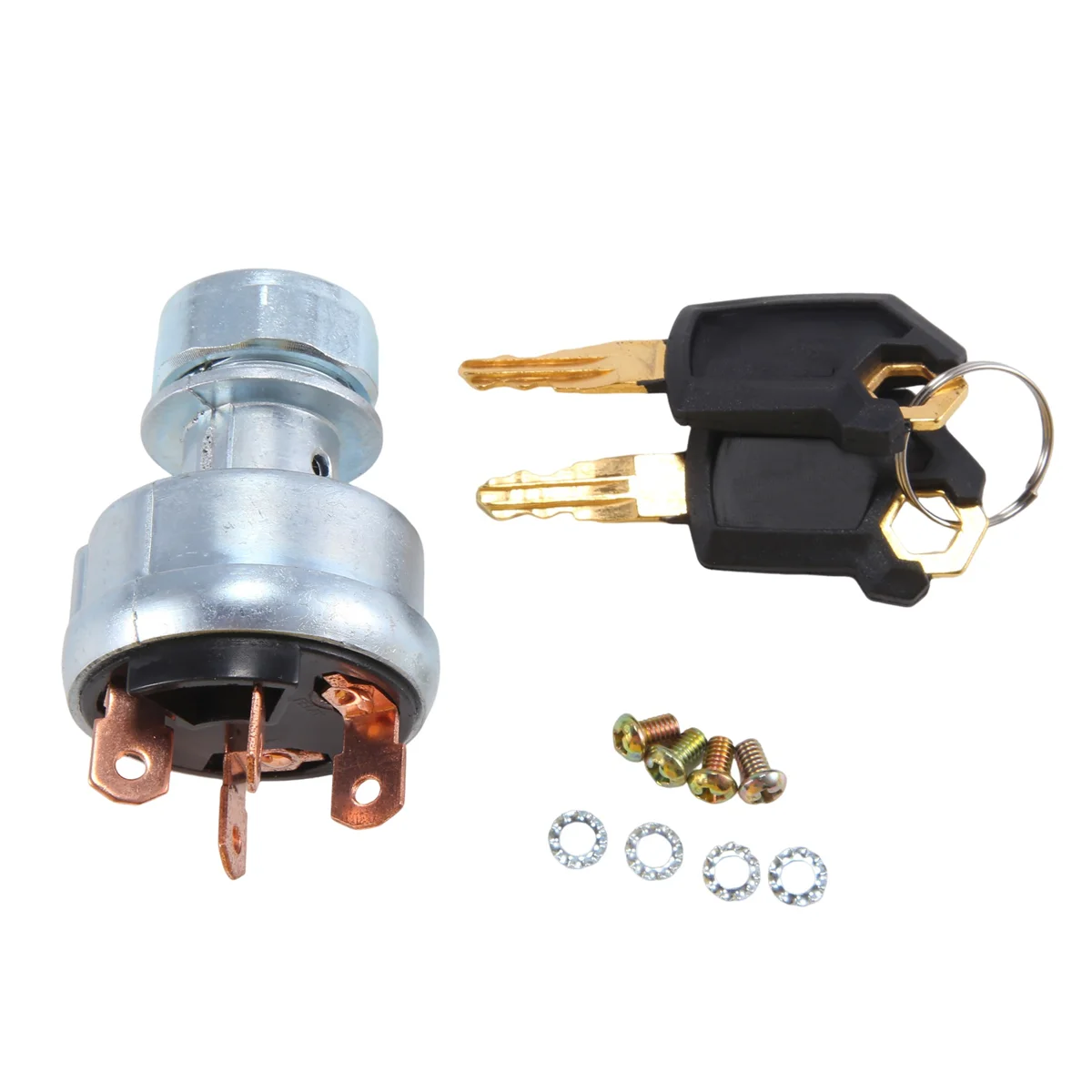 

Ignition Switch 4 Wire with 2 Keys 9G-7641 9G7641 for Caterpillar CAT Excavator 229 306 320 330 322 375 Excavator Parts