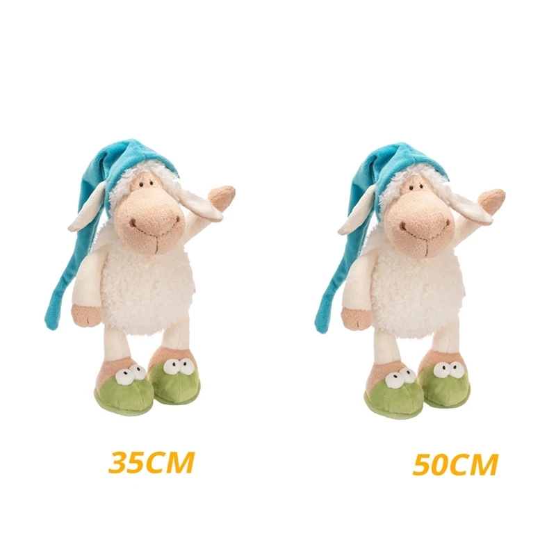 Cute Hooded Sheep Novelty Soft Plush Stuffed Toy Home Decor Stuffed Animal Toy Sofa Pillow